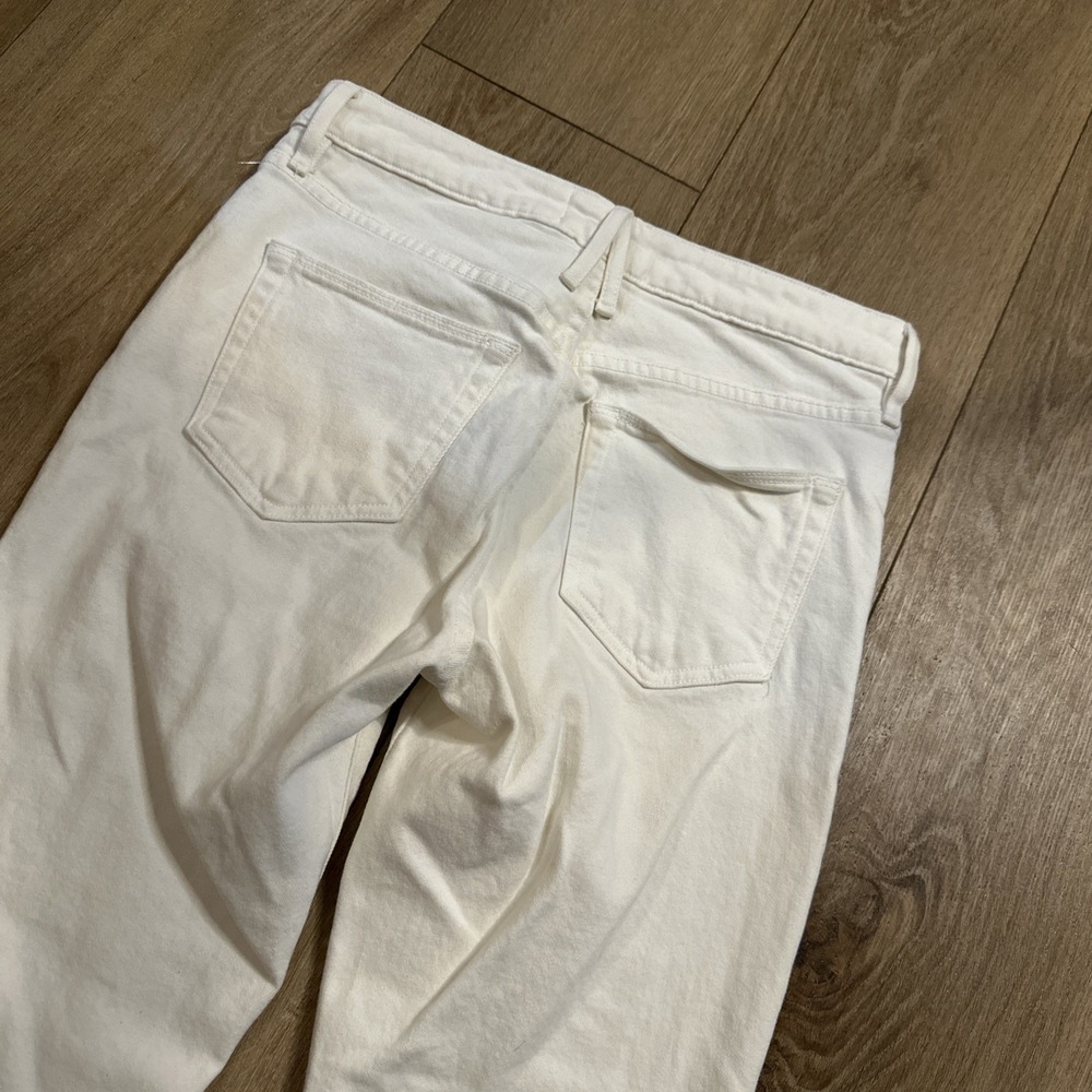SLVRLAKE Womens Lou Lou Stretch White Jeans Size 27 White Made in USA - Picture 5 of 11